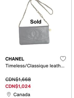 ❌SOLD❌Chanel CC Lambskin Wallet Clutch Black Gold Pristine WOC StyleAuthenticate